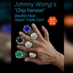 Super Version Double Face Super Triple Coin (Chip Version) by Johnny Wong