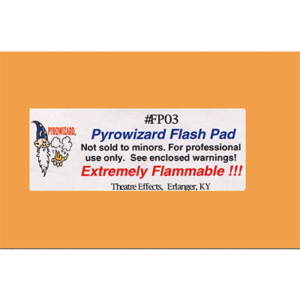 Theatre Effects Pyrowizard™ Flash Paper Sheets – 2″x3″ 20 sheets