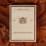 Limited No.13 Table Players Vol.13 Playing Cards by Kings Wild Project