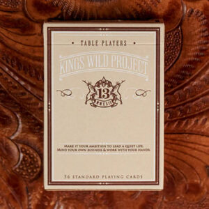Limited No.13 Table Players Vol.13 Playing Cards by Kings Wild Project