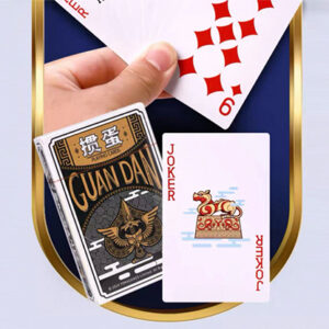 GUAN DAM -Warriors of the Three Kingdoms (Black) Playing Cards by YOKAGAME