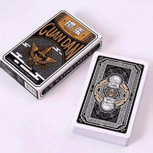 GUAN DAM -Warriors of the Three Kingdoms (Black) Playing Cards by YOKAGAME