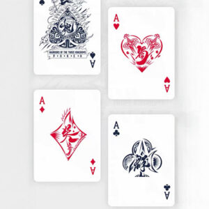 Warriors Of Three Kingdoms (Blue) Playing Cards by YOKAGAME