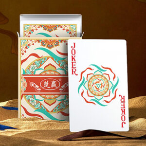 Three Rabbits with Ears Playing Cards