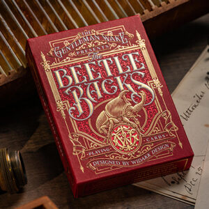The Beetle Backs (Crimson Edition) Playing Cards