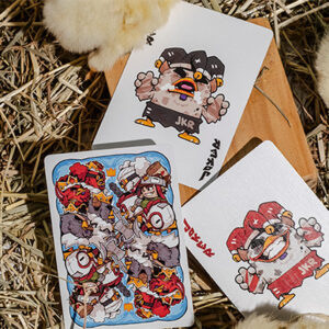 BICYCLE CHKNS & CROWNS PLAYING CARDS