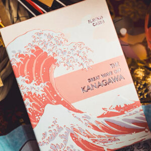 The Great Wave off Kanagawa V3 (Autumn Maple / Peachy Pink) Playing Cards