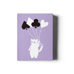 Diary of Kitten and Puppy – Kitten Purple Edition Playing Cards