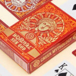 Sun God Greek Mythology Themed Red Edition Playing Cards