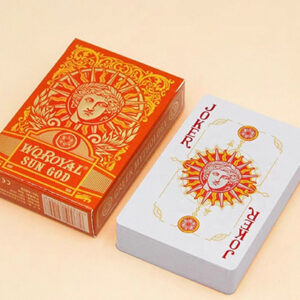 Sun God Greek Mythology Themed Orange Edition Playing Cards