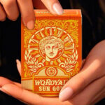 Sun God Greek Mythology Themed Orange Edition Playing Cards