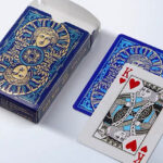 Sun God Greek Mythology Themed Blue Edition Playing Cards