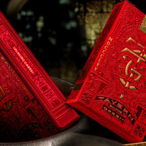 Tavern on the Green: Red Edition Playing Cards by theory11