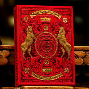 Tavern on the Green: Red Edition Playing Cards by theory11