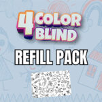 4 Color Blind Refill by Guillaume Bienne
