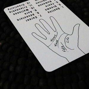 The Palm Reader Card by David Alnwick