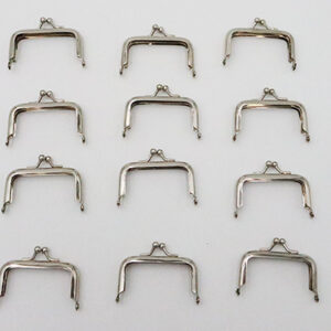Purse Frames (Silver, 12 in one pack) Goshman