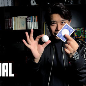 Ball on Card (Blue) by Bond Lee & MS Magic