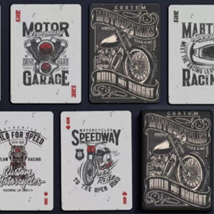 Custom Motorcycles Playing Cards