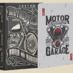 Custom Motorcycles Playing Cards
