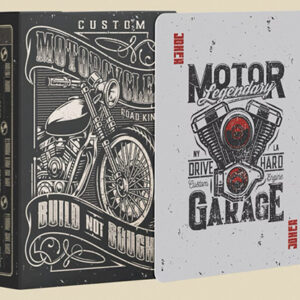 Custom Motorcycles Playing Cards