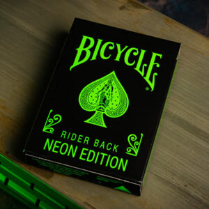 Bicycle Neon Rider Back Green-Glo Deck Playing Cards