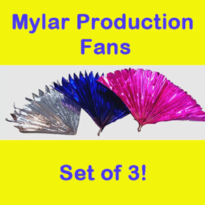 Mylar Production Fans (Set of 3)