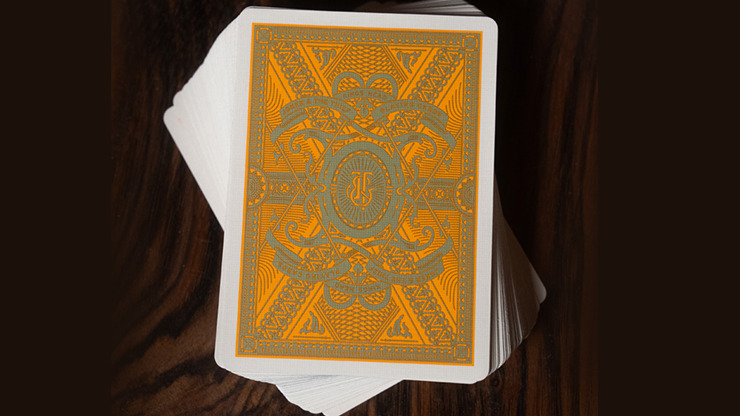 Kings Head (Green & Yellow) Playing Cards by Joker and the Thief - Imagen 2