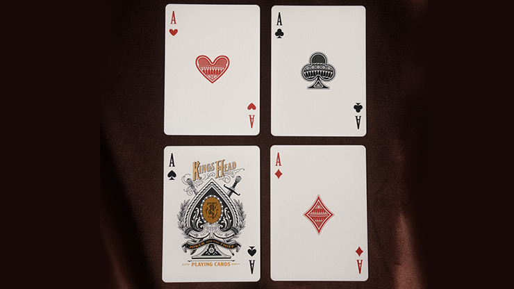 Kings Head (Green & Yellow) Playing Cards by Joker and the Thief - Imagen 4