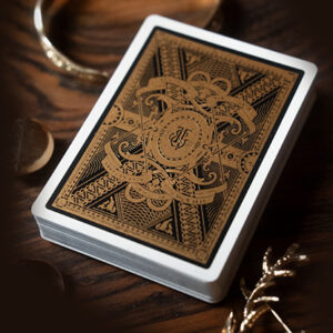 King’s Head (Black and Gold Foil) Playing Cards  by Joker and the Thief