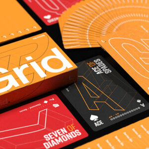 Grid Series Six- Typographic Playing Cards