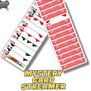 Mystery Card Streamer (Red 4 of Hearts) by PlayTime Magic DEFMA