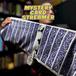Mystery Card Streamer (Blue 6 of Clubs) by PlayTime Magic DEFMA