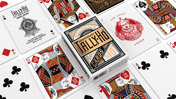 Tally Ho 140th Anniversary (Metaluxe) Playing Cards by US Playing Card - Imagen 2
