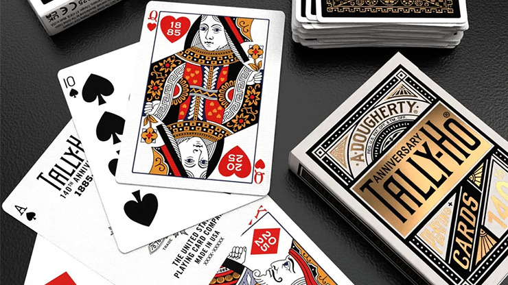 Tally Ho 140th Anniversary (Metaluxe) Playing Cards by US Playing Card - Imagen 3