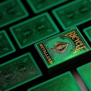 Bicycle Metalluxe Green Playing Cards by US Playing Card Co.