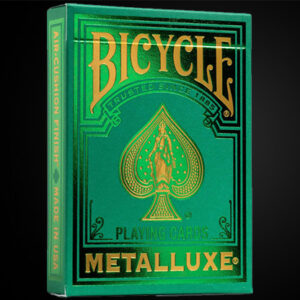 Bicycle Metalluxe Green Playing Cards by US Playing Card Co.
