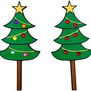 Christmas Tree Paddle Set by HP Creations & Ed Alonzo