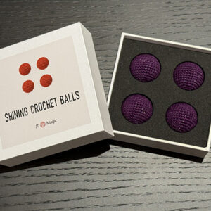 Shining Crochet Balls (Dark Purple) by JT Magic