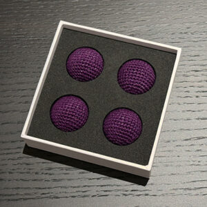 Shining Crochet Balls (Dark Purple) by JT Magic