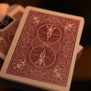 Bicycle Metallic Ruby Playing Cards