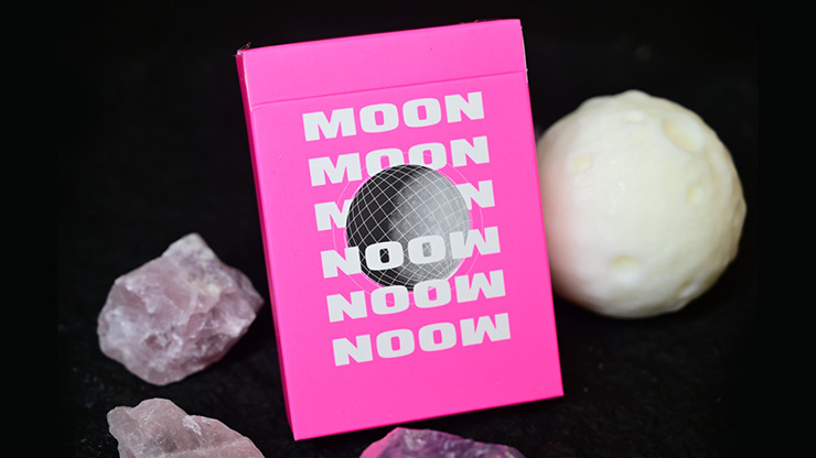 Moon (Pink) Playing Cards