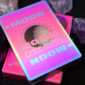 Moon (Pink Holo) Playing Cards