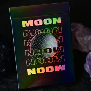 Moon (Black Holo) Playing Cards