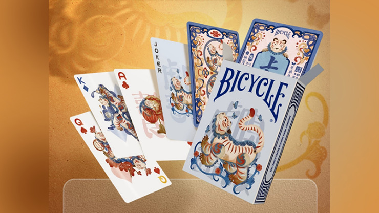 Bicycle Mascot (Tiger Sniffs the Rose) Playing Cards - Imagen 3