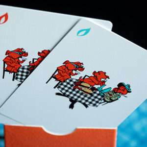 FRANKLIN BBQ CLASSIC ORANGE PLAYING CARDS