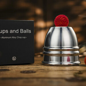 Aluminum Alloy Cups and Balls Matching Chop Cup by TCC Magic