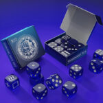 Forcing Dice Set by IARVEL Magic (Transparent Blue)