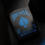 Bicycle Cool Blue Neon Rider Back Playing Cards