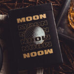 Moon (Black) Playing Cards